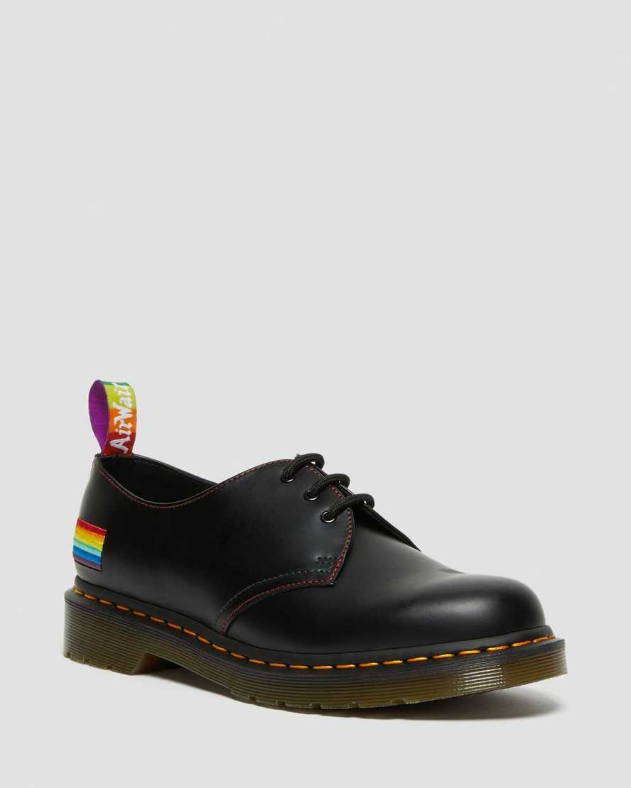 Dr. Martens 1461 For Pride Smooth Lær Oxford Sko Herre Svart [2354ASZNR]